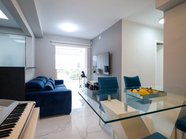 Apartamento com 2000m² 2 quartos e 2 banheiros, à venda, no bairro Brooklin Paulista em São Paulo