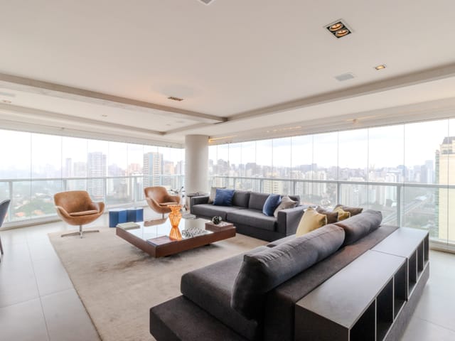 Apartamento com 219m² 3 quartos e 5 banheiros, à venda, no bairro Campo Belo em São Paulo