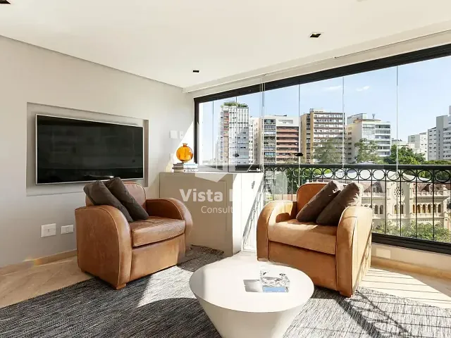 Apartamento com 148m² 2 quartos e 4 banheiros, à venda, no bairro Higienópolis em São Paulo