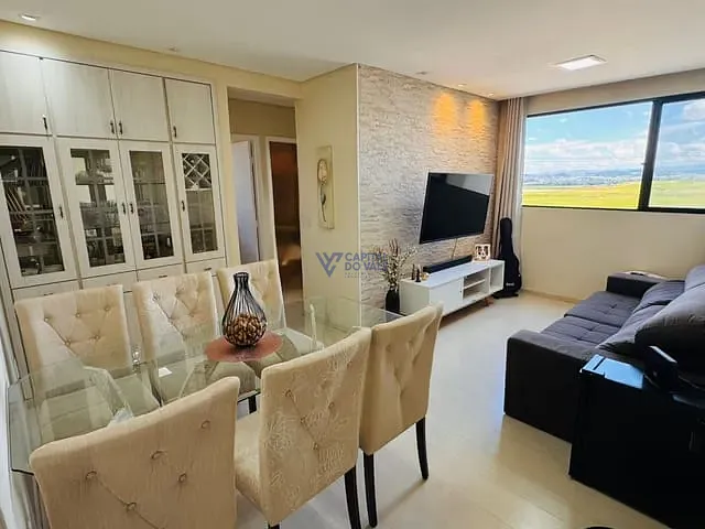 Apartamento 2 quartos e 1 banheiro, à venda, no bairro Parque Residencial Aquarius em São José dos Campos