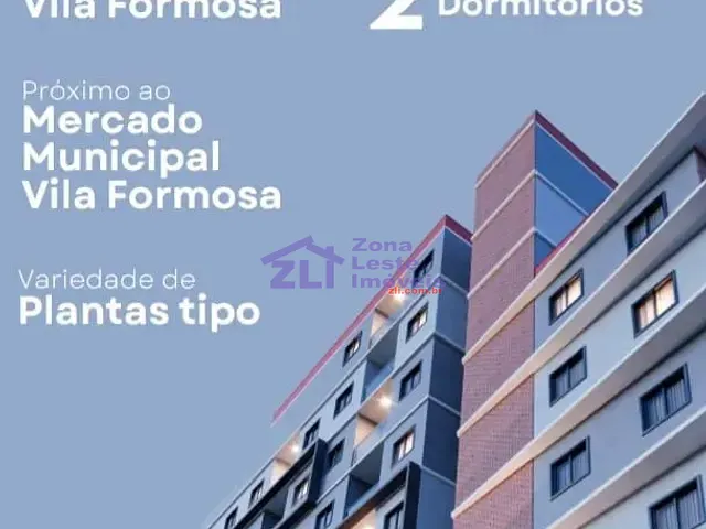 Apartamento 2 quartos e 1 banheiro, à venda, no bairro Vila Formosa em São Paulo