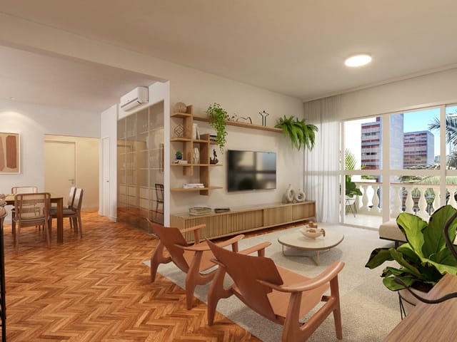 Apartamento com 177m² 4 quartos e 4 banheiros, à venda, no bairro Higienópolis em São Paulo
