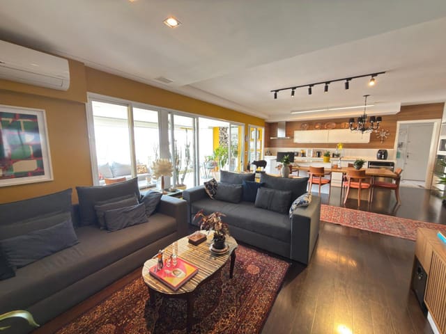 Apartamento com 138m² 2 quartos e 3 banheiros, à venda, no bairro Brooklin Paulista em São Paulo