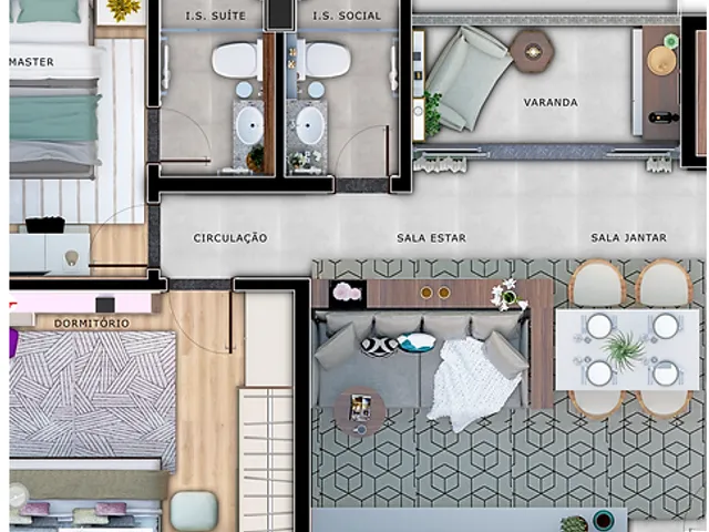 Apartamento com 590m² 1 quarto e 2 banheiros, à venda, no bairro Santa Efigênia em Belo Horizonte