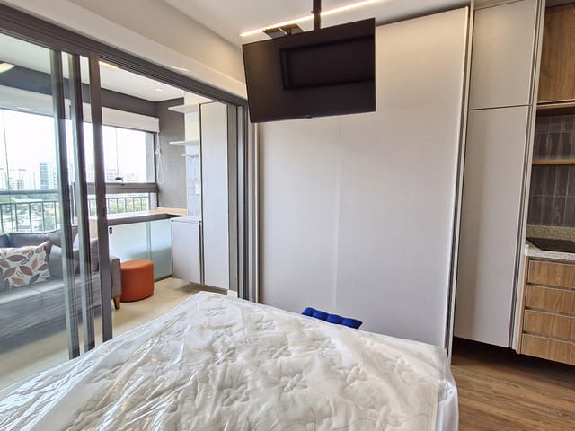 Apartamento com 27m² 1 quarto e 1 banheiro, à venda, no bairro Moema em São Paulo