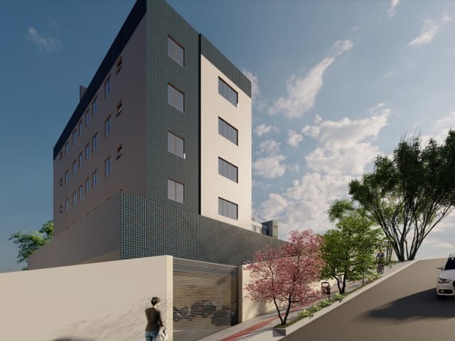 Apartamento com 82m² 3 quartos e 1 banheiro, à venda, no bairro Cabral em Contagem