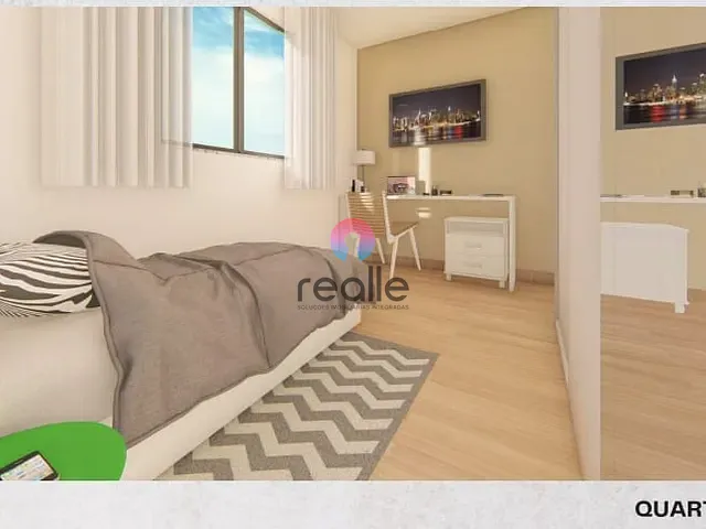 Apartamento com 82m² 3 quartos e 1 banheiro, à venda, no bairro Cabral em Contagem