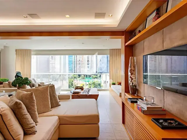 Apartamento com 123m² 1 quarto e 2 banheiros, à venda, no bairro Itaim Bibi em São Paulo