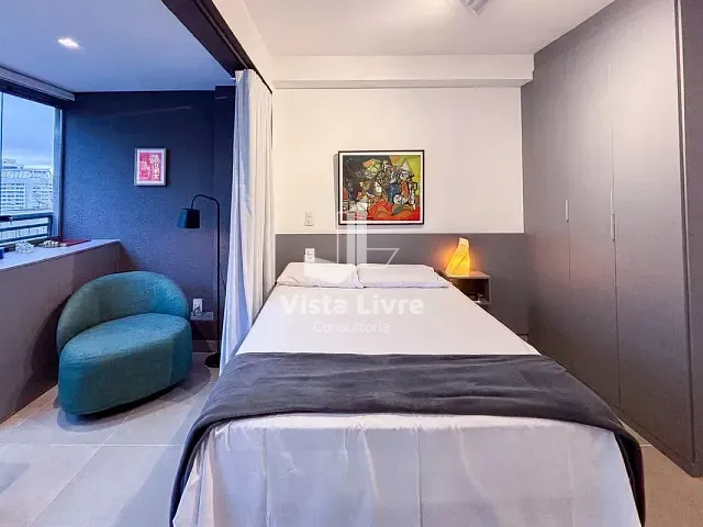 Studio com 27m² 1 quarto e 1 banheiro, à venda, no bairro Jardim Paulista em São Paulo