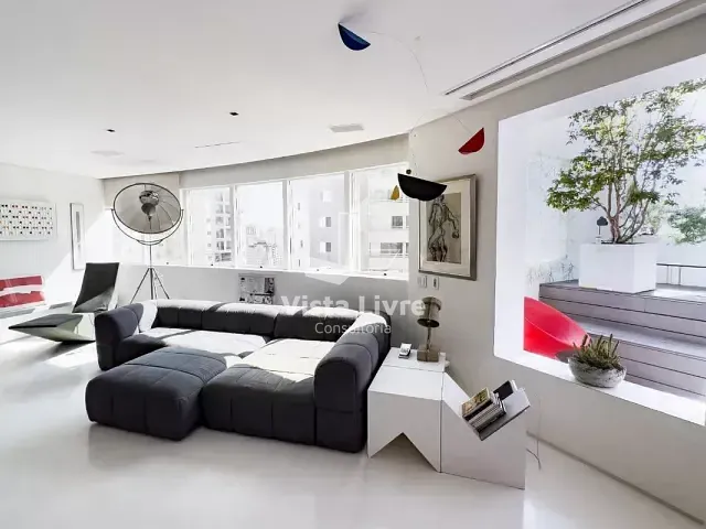Apartamento com 202m² 2 quartos e 4 banheiros, à venda, no bairro Indianópolis em São Paulo