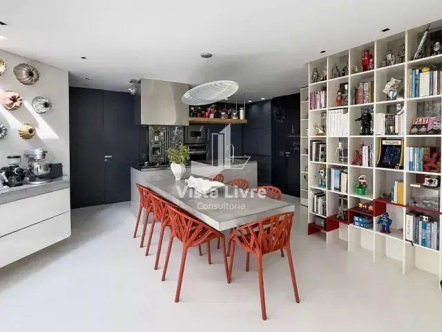 Apartamento com 202m² 2 quartos e 4 banheiros, à venda, no bairro Indianópolis em São Paulo