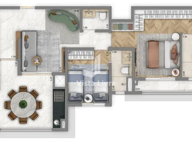 Apartamento com 75m² 2 quartos e 2 banheiros, à venda, no bairro Jardim da Glória em São Paulo