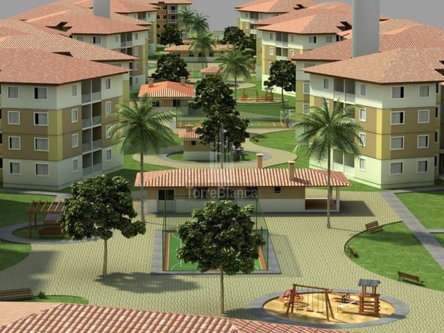 Locação - Apartamento com 2 quartos, 1 vaga, 62 m², Residencial Le Village Pitangui, Próximo ao Campus UEPG - Uvaranas, Ponta Grossa.