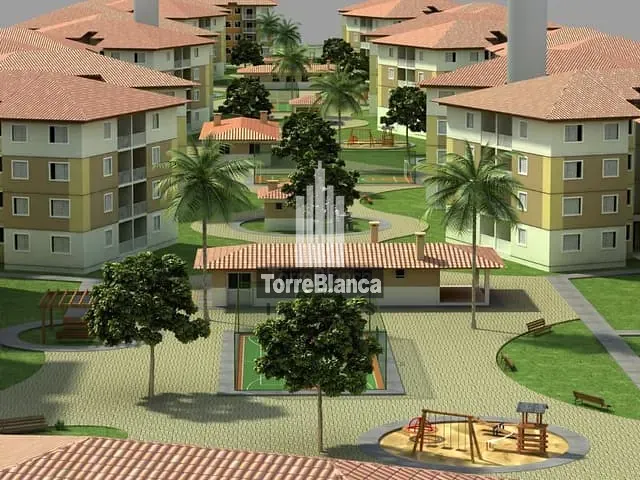 Apartamento com 62m² 2 quartos e 1 banheiro, para alugar, no bairro Uvaranas em Ponta Grossa