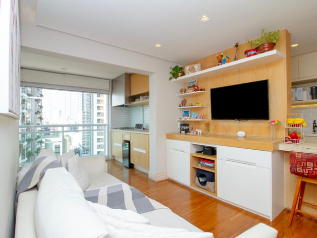 Apartamento com 72m² 2 quartos e 2 banheiros, à venda, no bairro Brooklin em São Paulo