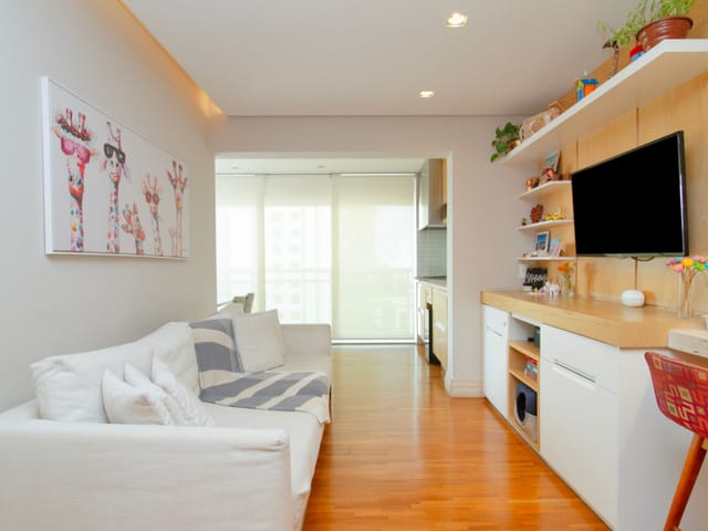 Apartamento com 72m² 2 quartos e 2 banheiros, à venda, no bairro Brooklin em São Paulo