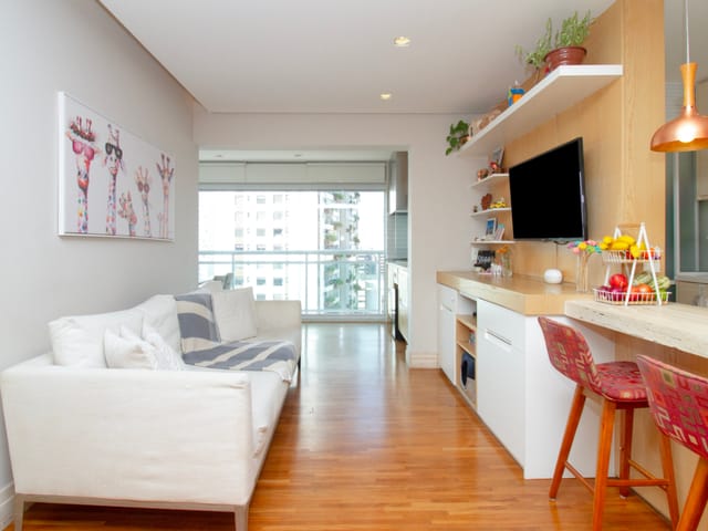 Apartamento com 72m² 2 quartos e 2 banheiros, à venda, no bairro Brooklin em São Paulo