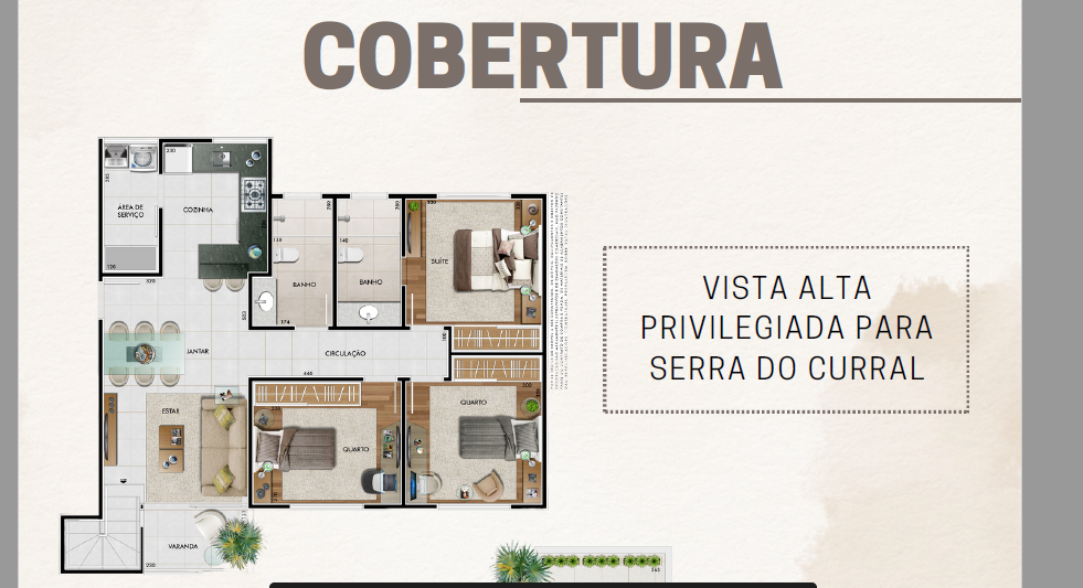 Apartamento de 3 quartos, 2 banhos, 1 suíte, 2 vagas, com 81 m2 à venda, Padre Eustáquio, Belo Horizonte, MG - Lazer completo. Apto novo. Ótima localização. miniatura 17