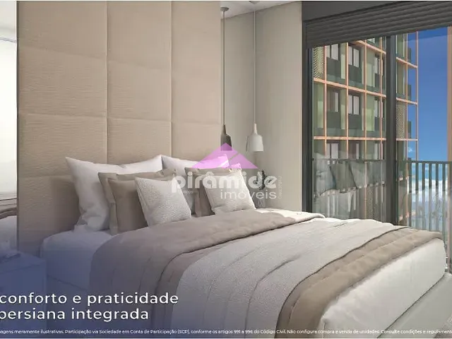 Apartamento com 51m² 1 quarto e 2 banheiros, à venda, no bairro Centro em Caraguatatuba