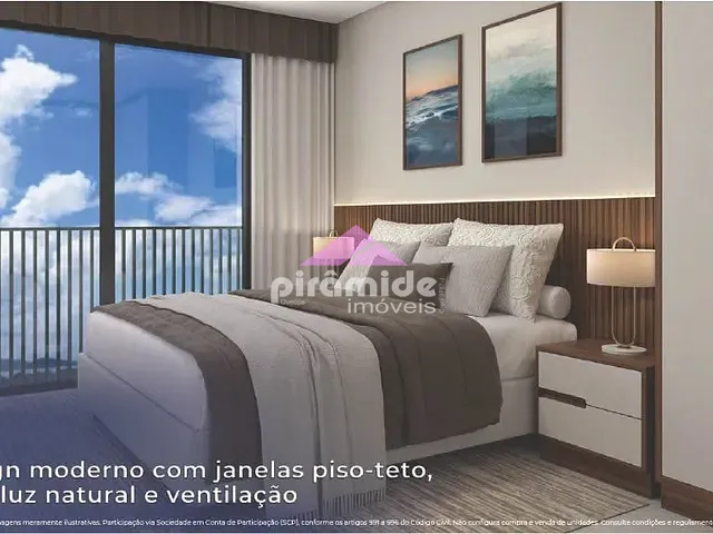 Apartamento com 50m² 1 quarto e 1 banheiro, à venda, no bairro Centro em Caraguatatuba