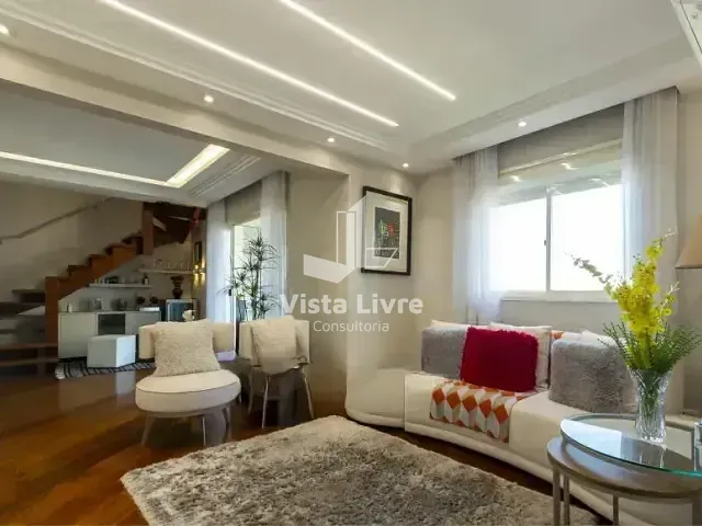 Cobertura / Penthouse com 256m² 2 quartos e 5 banheiros, à venda, no bairro Indianópolis em São Paulo