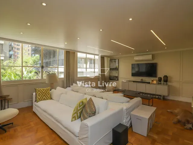 Apartamento com 198m² 3 quartos e 3 banheiros, à venda, no bairro Jardim Paulista em São Paulo