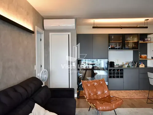 Apartamento com 70m² 1 quarto e 2 banheiros, à venda, no bairro Vila Clementino em São Paulo