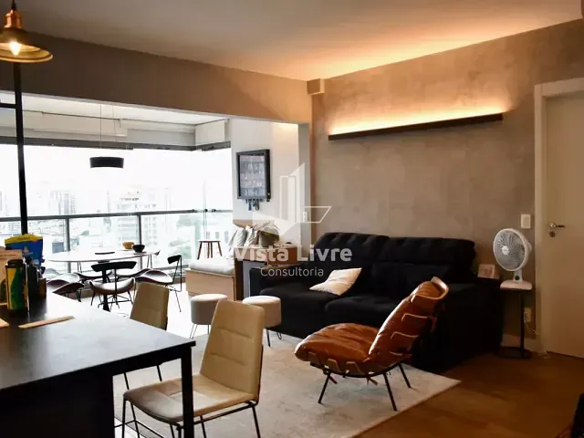 Apartamento com 70m² 1 quarto e 2 banheiros, à venda, no bairro Vila Clementino em São Paulo