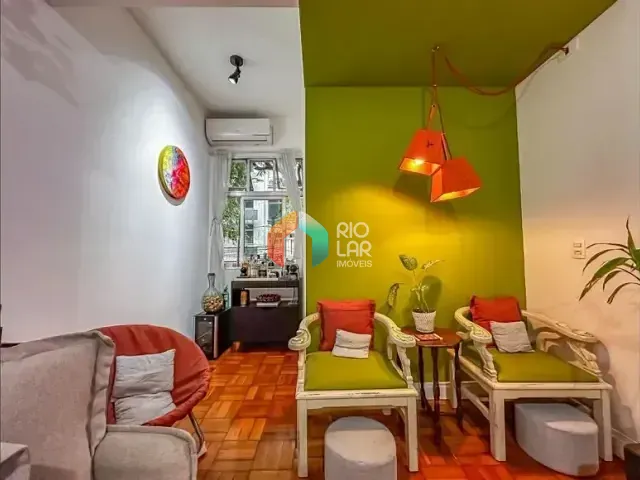 Apartamento com 66m² 2 quartos e 2 banheiros, à venda, no bairro Laranjeiras em Rio de Janeiro