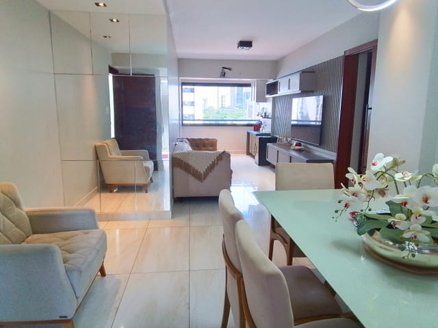 Apartamento com 71m² 3 quartos e 2 banheiros, à venda, no bairro Tambaú em João Pessoa