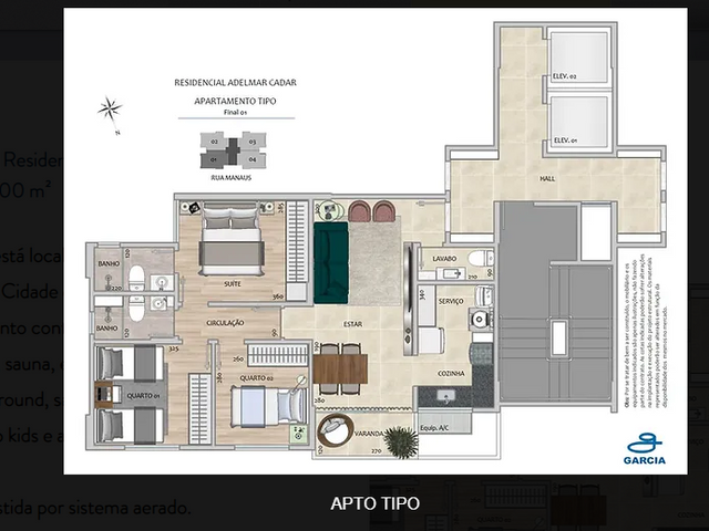 Apartamento com 550m² 2 quartos e 2 banheiros, à venda, no bairro São Lucas em Belo Horizonte