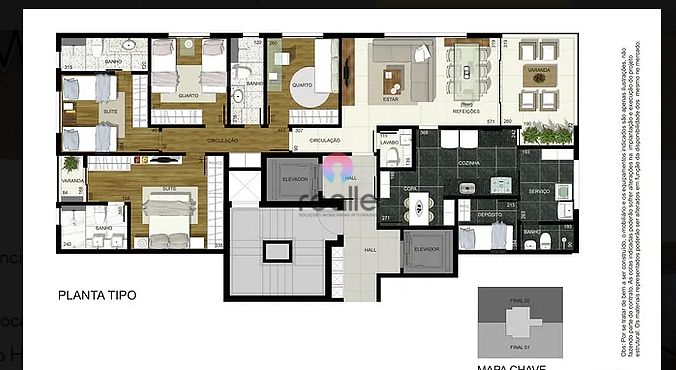 Apartamento, 4 quartos, 133 m² - Foto 21