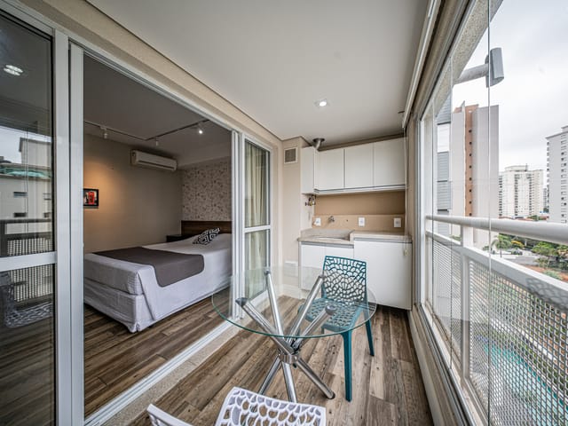 Apartamento com 26m² 1 quarto e 1 banheiro, à venda, no bairro Campo Belo em São Paulo
