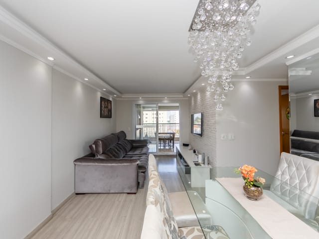 Apartamento com 96m² 3 quartos e 2 banheiros, à venda, no bairro Vila Leonor em São Paulo