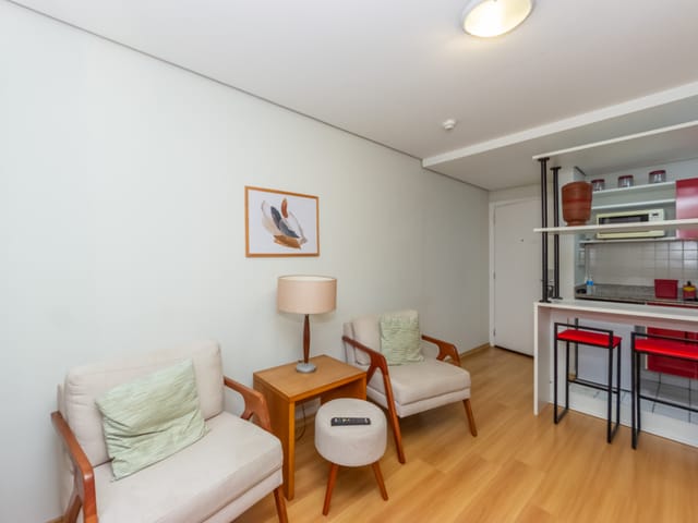 Apartamento com 31m² 1 quarto e 1 banheiro, à venda, no bairro Moema em São Paulo