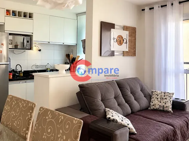 Apartamento com 58m² 3 quartos e 1 banheiro, à venda, no bairro Jardim Las Vegas em Guarulhos