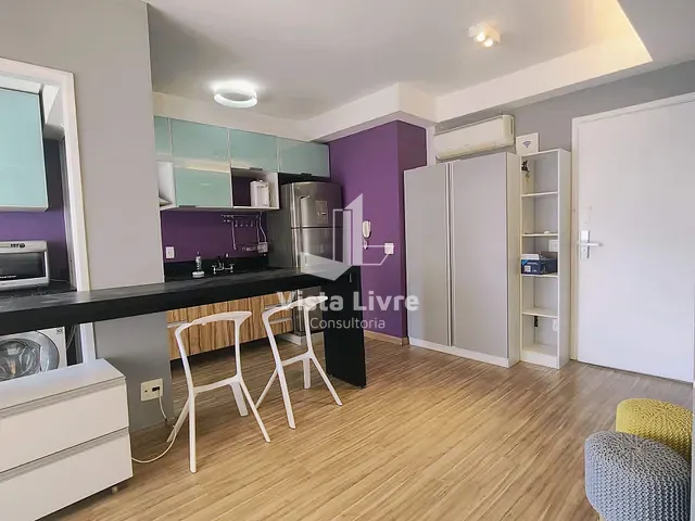 Apartamento com 40m² 1 quarto e 1 banheiro, à venda, no bairro Pinheiros em São Paulo
