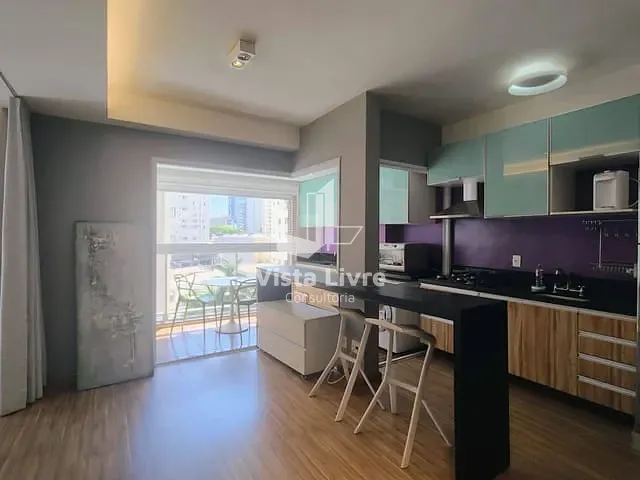 Apartamento com 40m² 1 quarto e 1 banheiro, à venda, no bairro Pinheiros em São Paulo