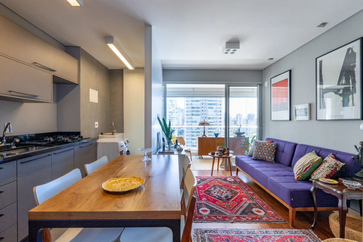 Apartamento para venda em Cidade Monções com 1 quarto, sendo 1 suíte, 48m²