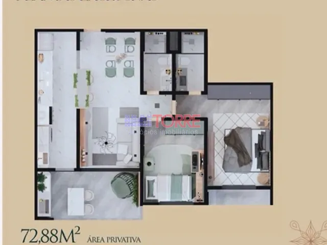 Apartamento com 74m² 2 quartos e 2 banheiros, à venda, no bairro Centro em Ilhéus