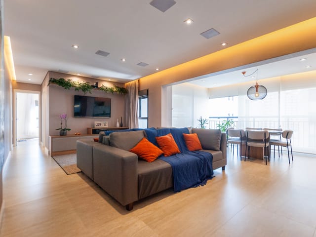 Apartamento com 130m² 3 quartos e 4 banheiros, à venda, no bairro Parque da Mooca em São Paulo
