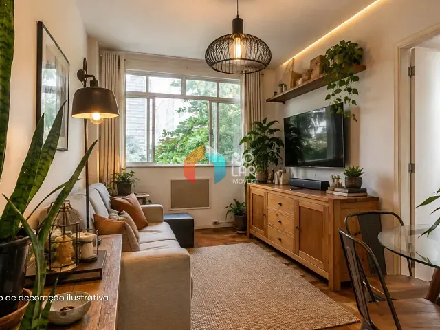 Apartamento com 80m² 2 quartos e 1 banheiro, à venda, no bairro Botafogo em Rio de Janeiro