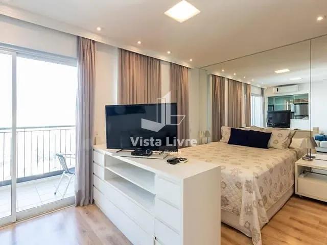 Apartamento com 48m² 1 quarto e 2 banheiros, à venda, no bairro Vila Nova Conceição em São Paulo