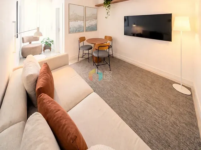 Apartamento com 50m² 2 quartos e 2 banheiros, à venda, no bairro Leblon em Rio de Janeiro