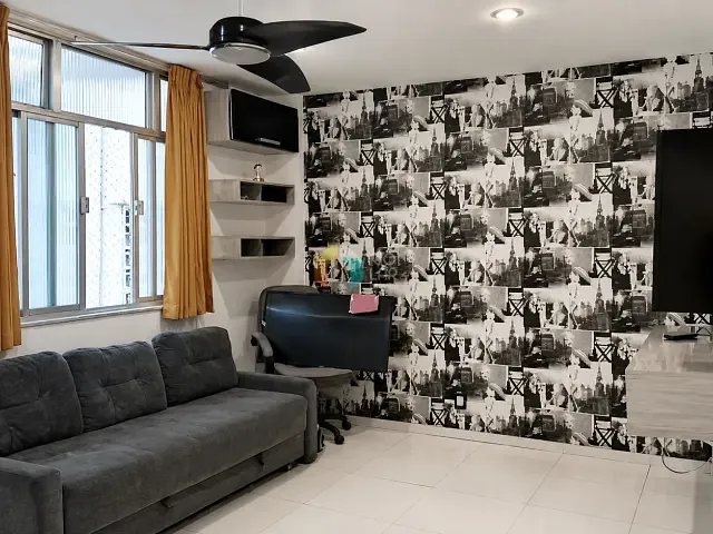 Apartamento com 46m² 1 quarto e 1 banheiro, à venda, no bairro Copacabana em Rio de Janeiro