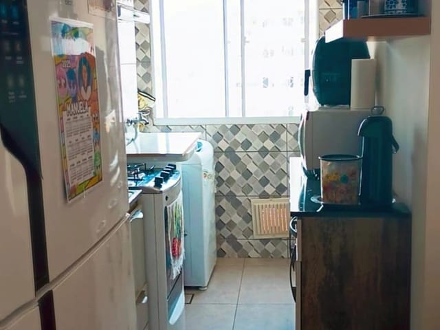 Apartamento com 47m² 2 quartos e 1 banheiro, à venda, no bairro Jardim Portão Vermelho em Vargem Grande Paulista