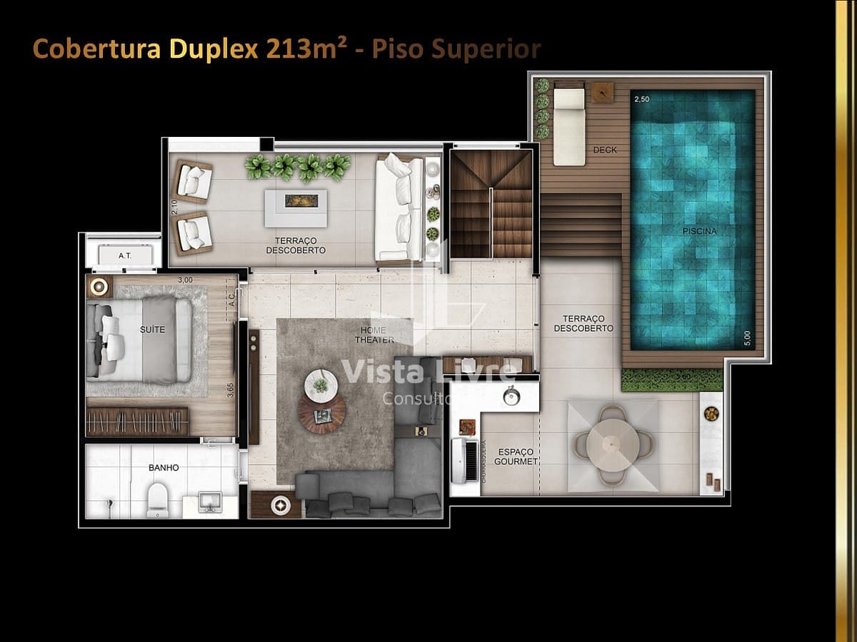 Cobertura, 3 quartos, 213 m² - Foto 34