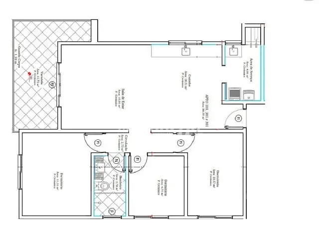 Apartamento 3 quartos e 1 banheiro, à venda, no bairro Primavera em Concórdia