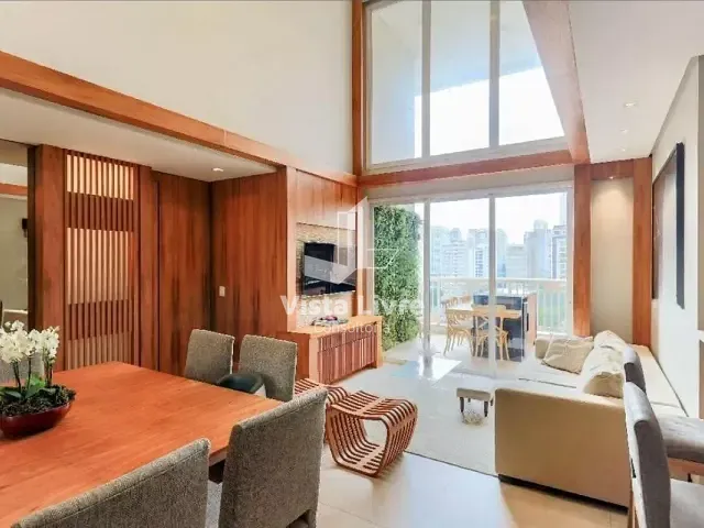 Apartamento com 121m² 3 quartos e 3 banheiros, à venda, no bairro Vila Cordeiro em São Paulo