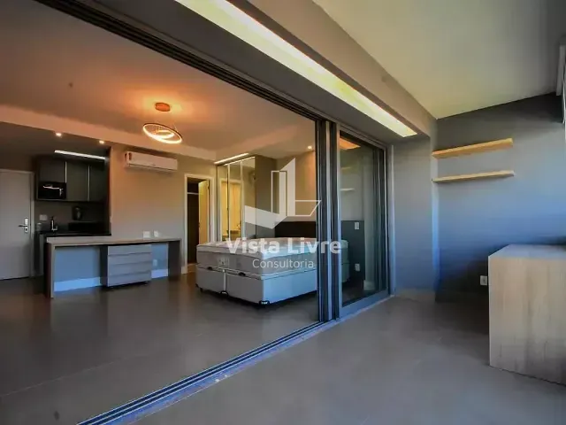 Apartamento com 41m² 1 quarto e 2 banheiros, à venda, no bairro Brooklin Paulista em São Paulo